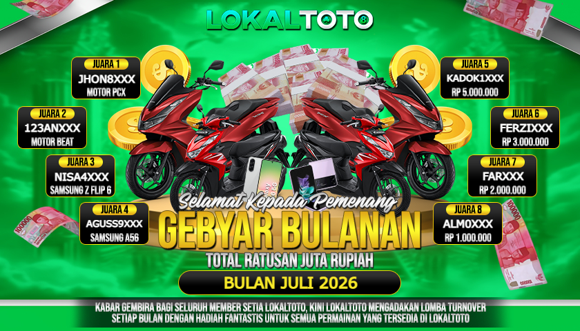 TO BULAN JULI 2026 LOKALTOTO